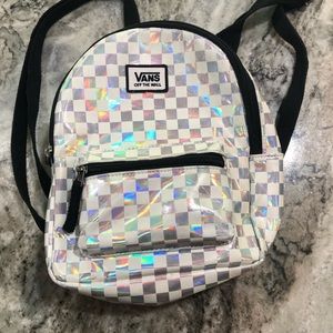 Vans checkered purse backpack